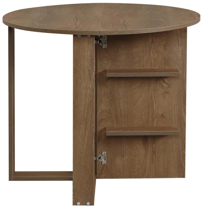 Τραπέζι Αναδιπλούμενο Middle 801CMY2923 90x45x77cm Dark Oak Μοριοσανίδα, Μελαμίνη