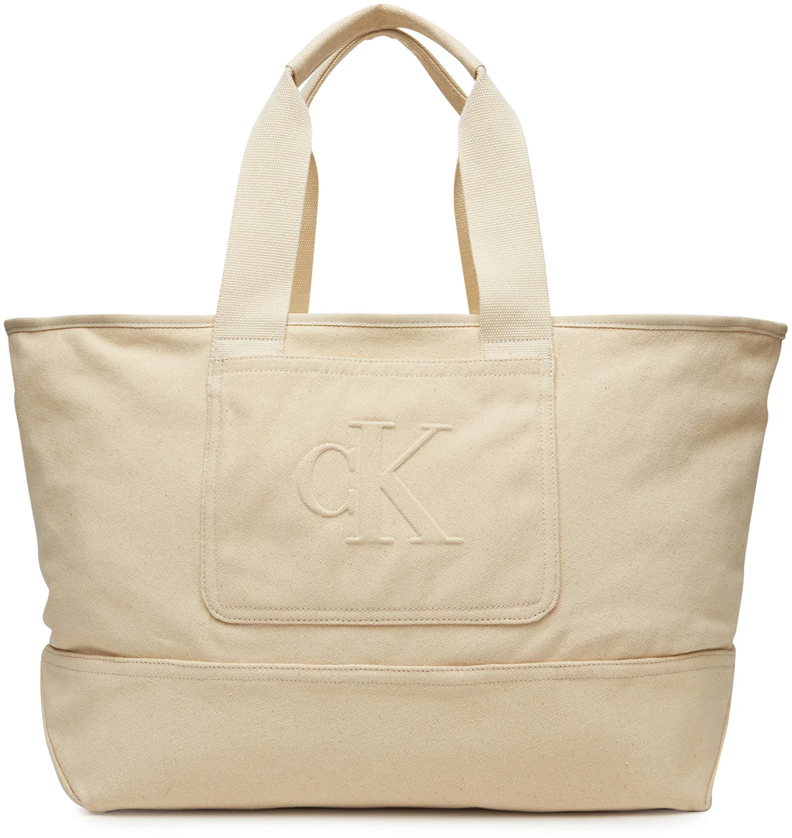 CALVIN KLEIN CAPSULE ZIP SHOPPER BAG WOMEN CALVIN KLEIN ΕΚΡΟΥ (LV04G3093G-V07)