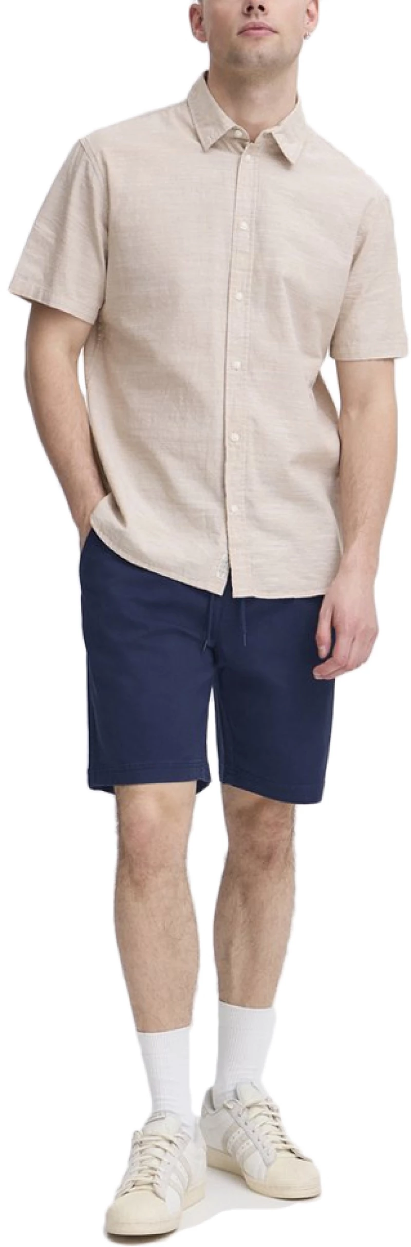 BLEND BHEDNAN ELASTIC WAIST CHINO SHORTS MEN BLEND ΜΠΛΕ (20717896-194024)