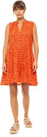 Γυναικείο Beachdress Pink Label - SORBET ORANGE - Viscose