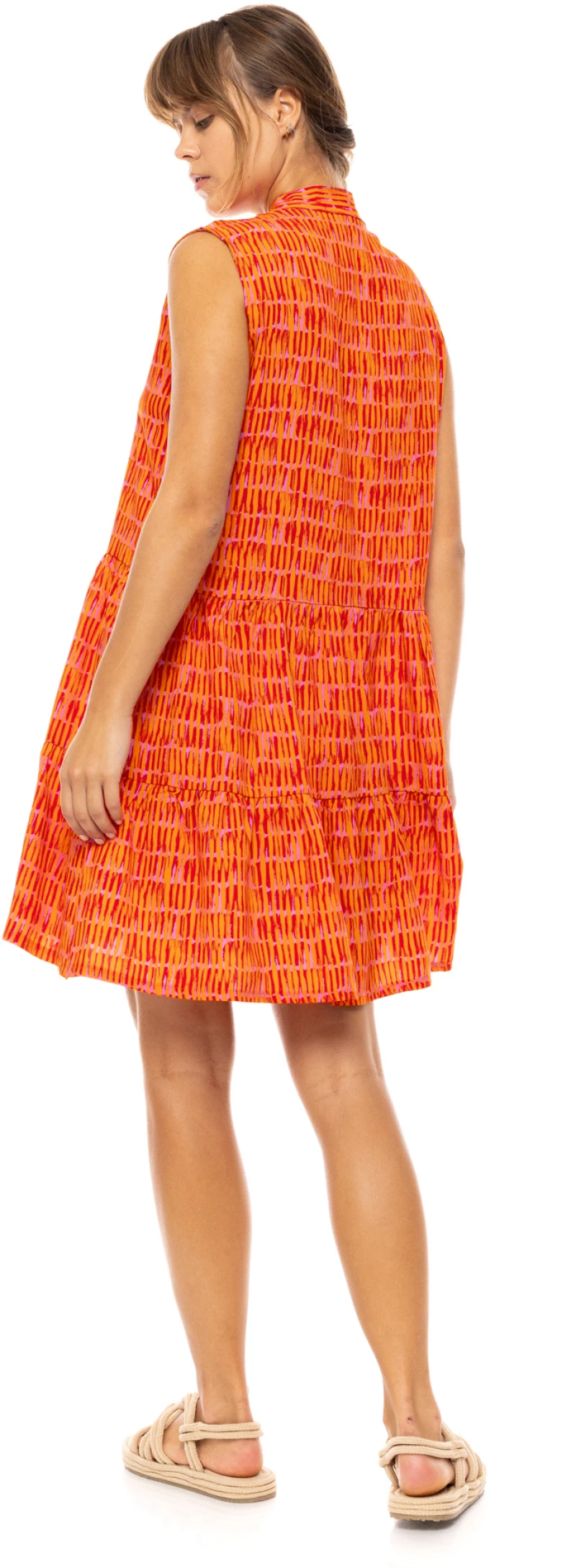 Γυναικείο Beachdress Pink Label - SORBET ORANGE - Viscose