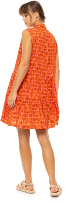 Γυναικείο Beachdress Pink Label - SORBET ORANGE - Viscose