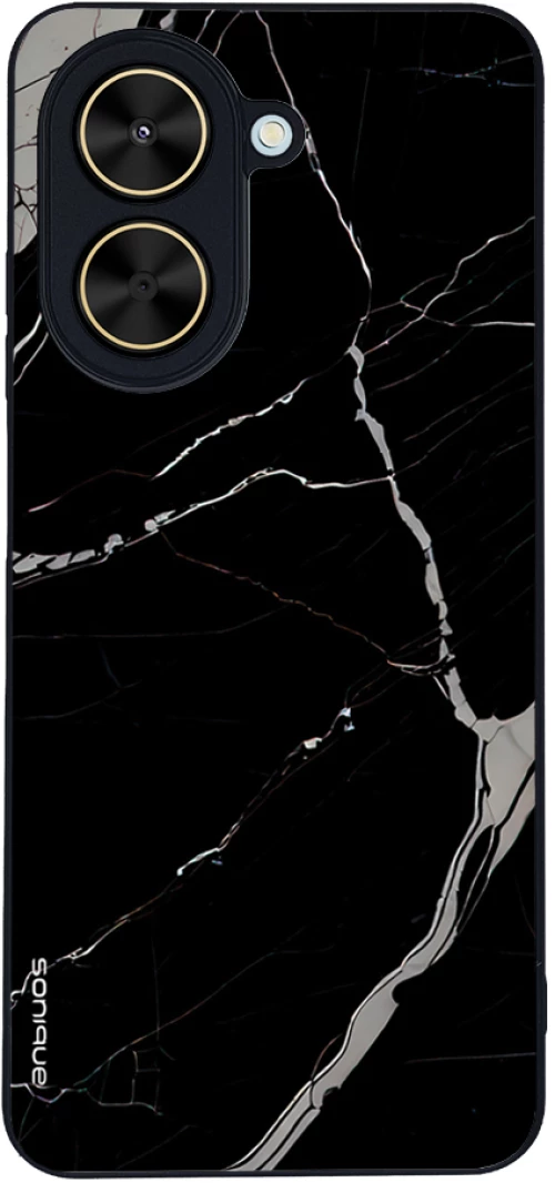 Θήκη Sonique Marble Series για Xiaomi Poco C71 Μαύρο