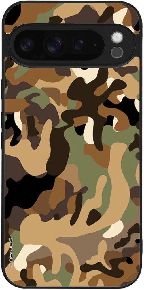 Θήκη Sonique Camouflage Army Series για Google Pixel 9 Pro XL 5G Καφέ