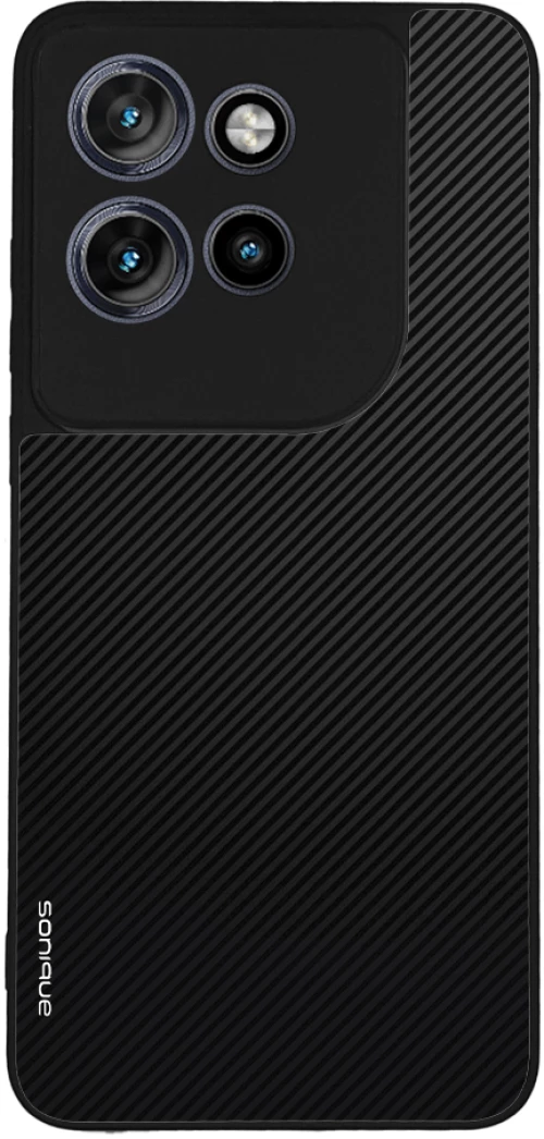 Θήκη Sonique Carbon Series για Motorola Edge 50 Neo 5G Μαύρο
