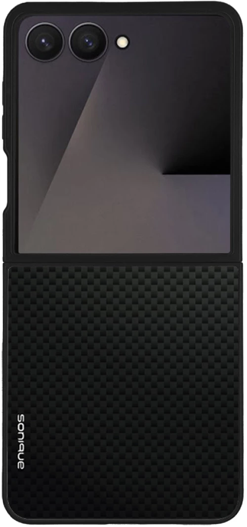 Θήκη Sonique Carbon Series για Samsung Galaxy Z Flip 7 Μαύρο 01