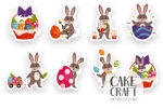 Βρώσιμα σχέδια Easter v1 - 8τμχ
