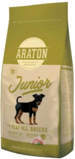 Araton Ξηρά Τροφή Σκύλου Junior Dog Poultry All Breeds 3kg