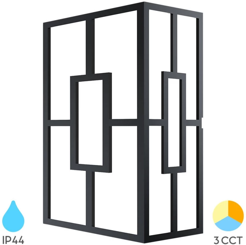 Φωτιστικό Επίτοιχο Braytron BG37-00481 Μαύρο Ματ (Black Mat) CCT3