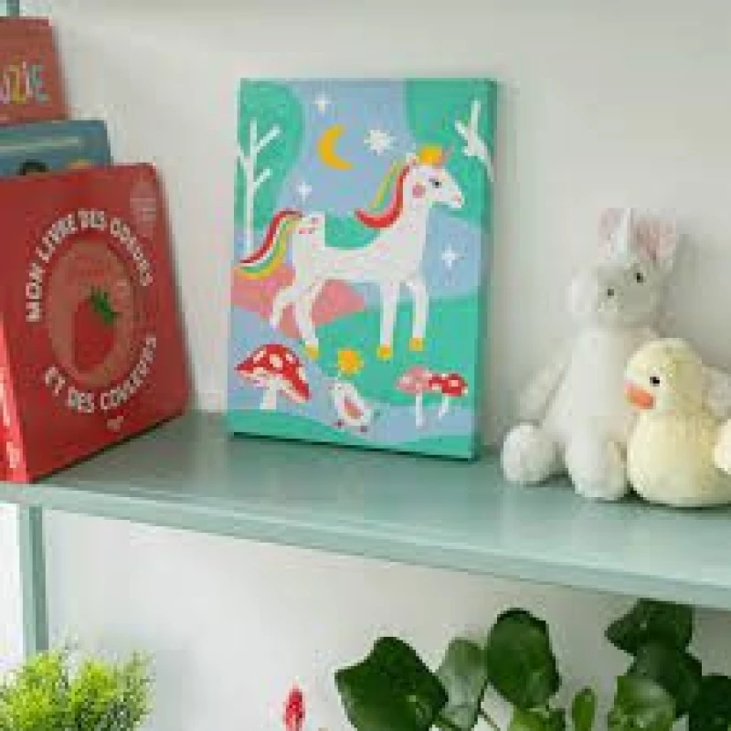 La Petite® Paint my Number Kit Ζωγραφικής με Αριθμούς-Licorne et Piou
