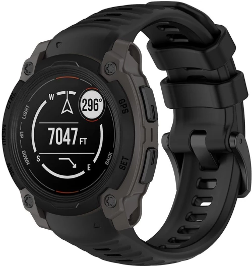 Techsuit® Watchband 22mm για Garmin Instinct E 40mm- Black