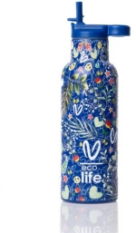Ecolife Θερμός – Μπουκάλι X Vasiliki 500ml Blue 33-BO-2324