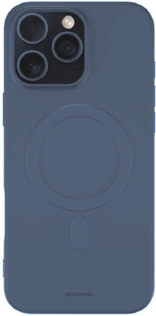 Θήκη iPhone 16 Pro Max Spacecase Silicone Magnetic Case Σιλικόνης με MagSafe - Blue (5905719111717)