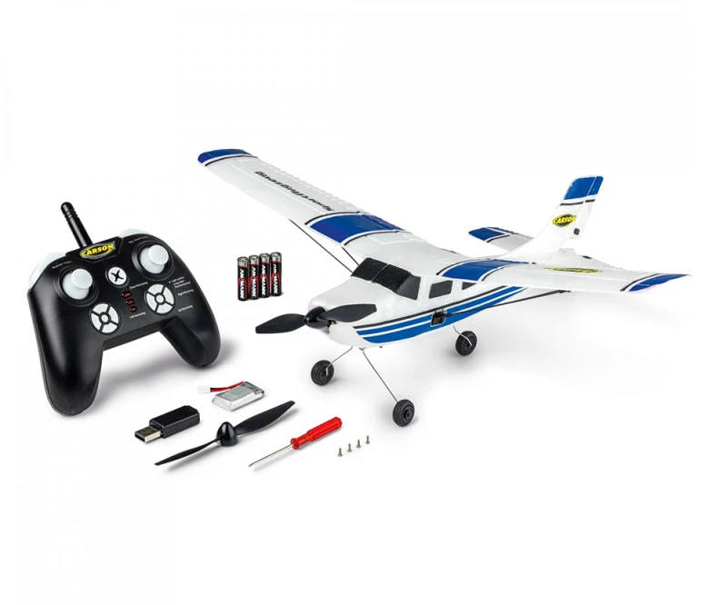 CARSON ΤΗΛΕΚΑΤΕΥΘΥΝΟΜΕΝΟ SPORTS AIRPLANE 2.4G 100% RTR ΜΠΛΕ (#500505034)