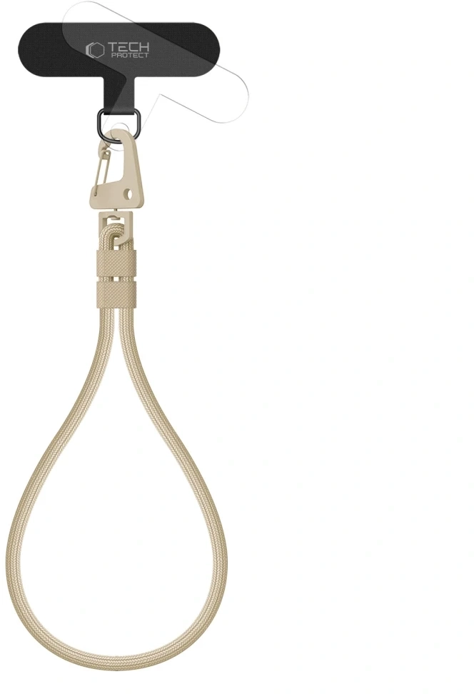 Tech-Protect Rope Λουράκι Καρπού για Κινητά - Μπεζ