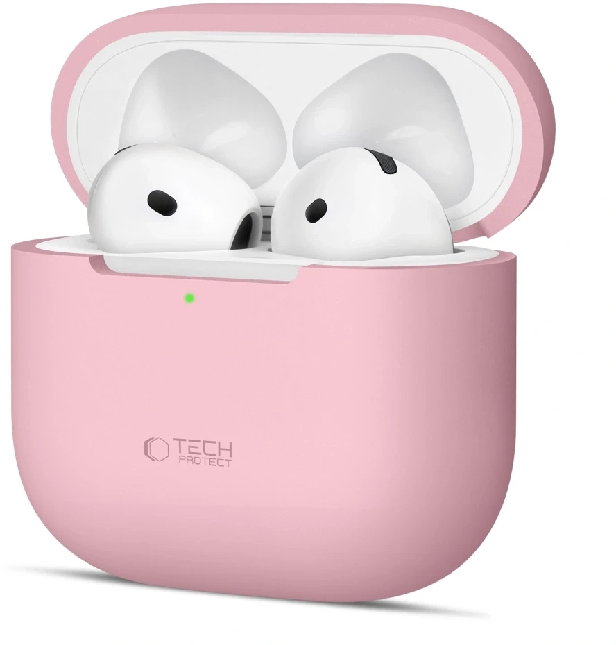 Tech-Protect Silicone Θήκη Σιλικόνης για Apple AirPods 4 - Ροζ