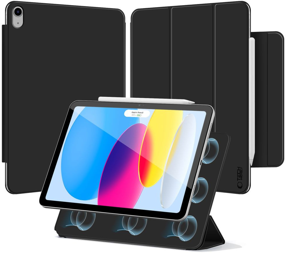 Tech-Protect Smartcase Μαγνητική Θήκη για (iPad 10.9" (2022), iPad 11" (2025) - Μαύρο