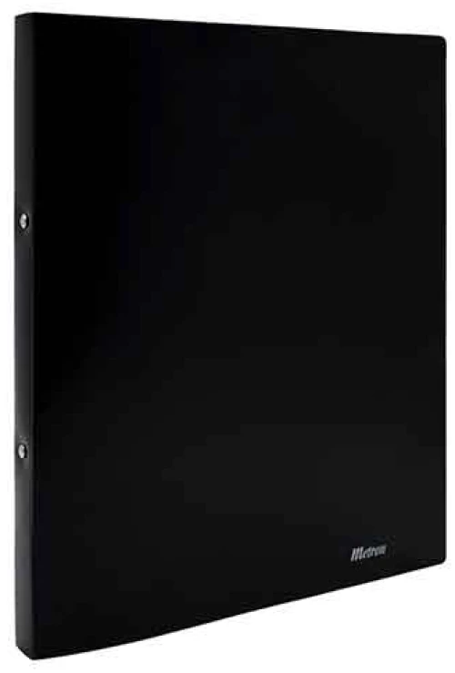 Ντοσιέ Metron 2 Κρίκοι Πλαστικό Α4 2cm Μαύρο