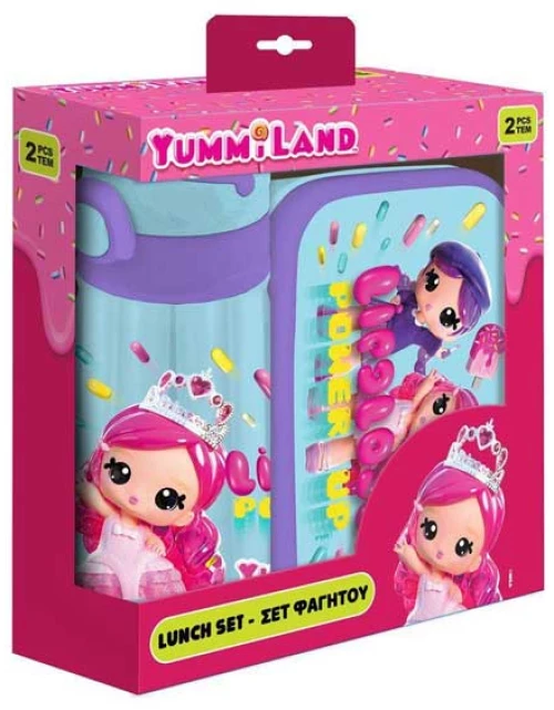 Σετ Φαγητοδοχείο-Παγούρι Πλαστικό Must Team Yummiland