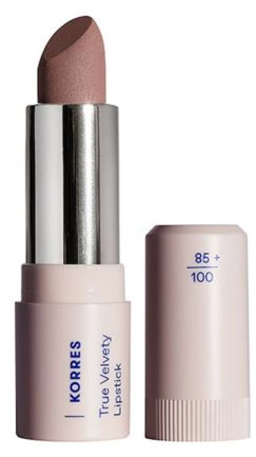 Korres True Velvety Lipstick Semi-matte Κραγιόν με Κρεμώδη Υφή και Πλούσιο Χρώμα Ν.13 Nude Pink ,3g