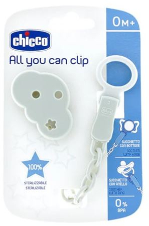 Chicco Κλιπ Πιπίλας Αστέρι Με Συννεφάκι Για 0+ Μηνών C70-04084-31 1 τμχ