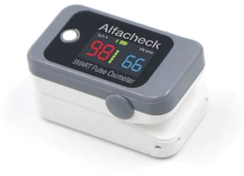 Alfacheck Smart Pulse Oximeter Παλμικό Οξύμετρο Ακριβείας 1 Τεμάχιο
