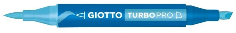 Μαρκαδόροι Giotto Διπλής Μύτης Turbopro 21 Aquamrine