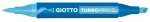 Μαρκαδόροι Giotto Διπλής Μύτης Turbopro 21 Aquamrine