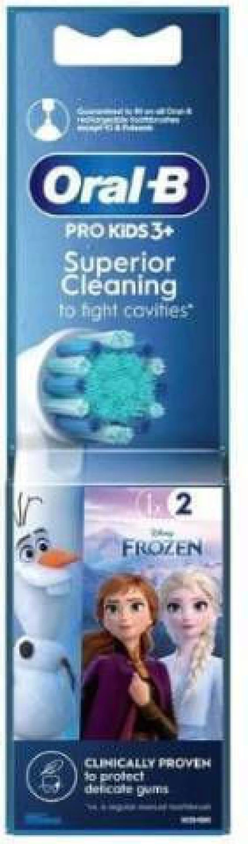 ORAL B Superior Cleaning Frozen Ανταλλακτικές Κεφαλές Ηλεκτρικής Οδοντόβουρτσας Για 3+ Χρονών 2 Τεμάχια
