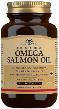 SOLGAR Full Spectrum Omega Salmon Oil 120 Μαλακές Κάψουλες