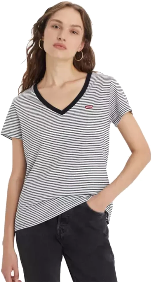 Levi's® Women Perfect VNeck Tee Annalise Stripe