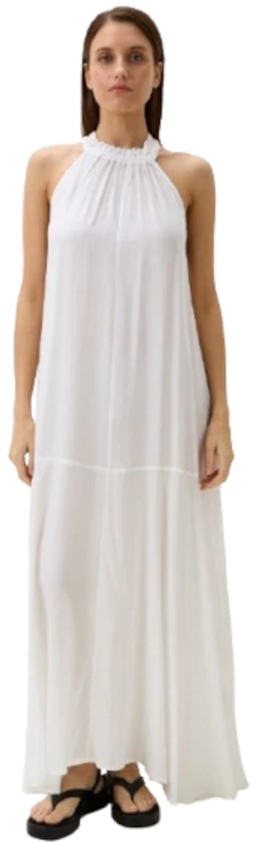 Replay Woman Long A-Line Dress White