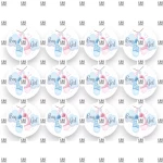 Βρώσιμα σχέδια Boy or Girl τάπες 6cm - 12τμχ