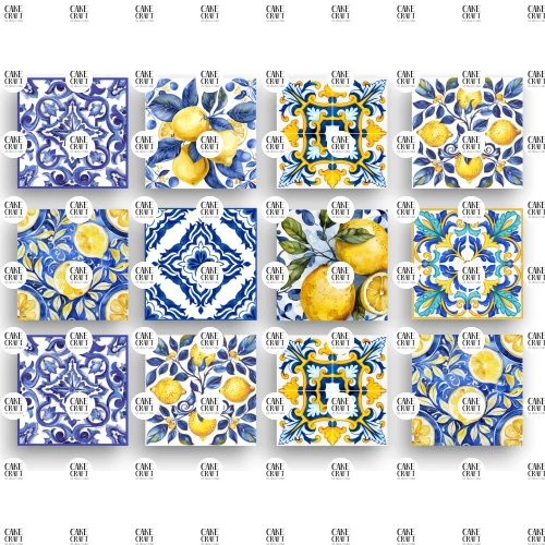 Βρώσιμα σχέδια Mediterranean set - 12τμχ