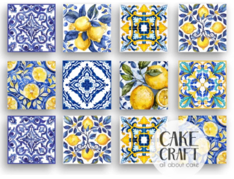 Βρώσιμα σχέδια Mediterranean set - 12τμχ