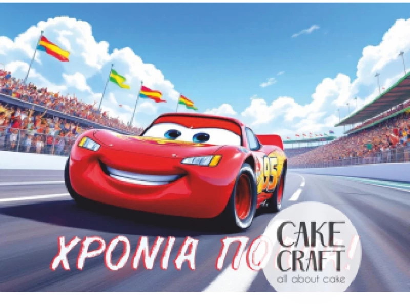 Βρώσιμο Σχέδιο mcqueen cars v1