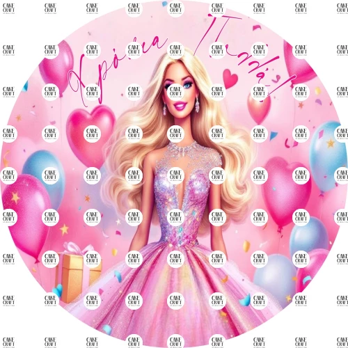 Βρώσιμο Σχέδιο barbie v2