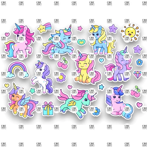 Βρώσιμα σχέδια Little Pony - 30τμχ