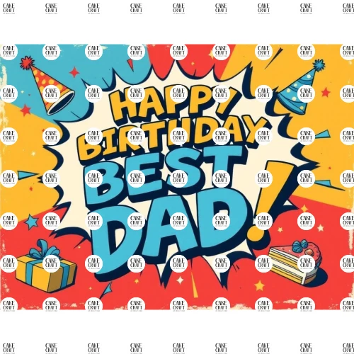 Βρώσιμο Σχέδιο best dad v3