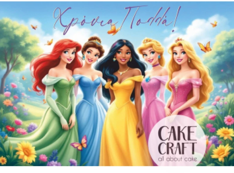 Βρώσιμο Σχέδιο princesses v1
