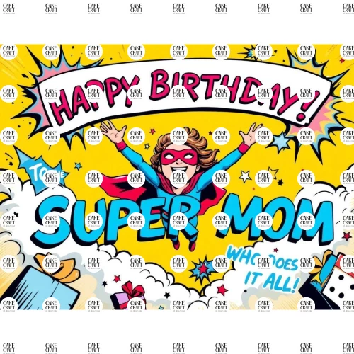 Βρώσιμο Σχέδιο super mom v9