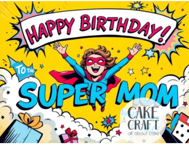Βρώσιμο Σχέδιο super mom v9