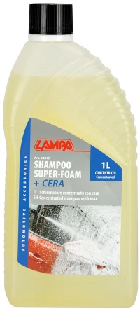 ΣΑΜΠΟΥΑΝ ΜΕ ΚΕΡΙ SUPER FOAM ΣΥΜΠΥΚΝΩΜΕΝΟ 1000ml LAMPA - 1 ΤΕΜ.