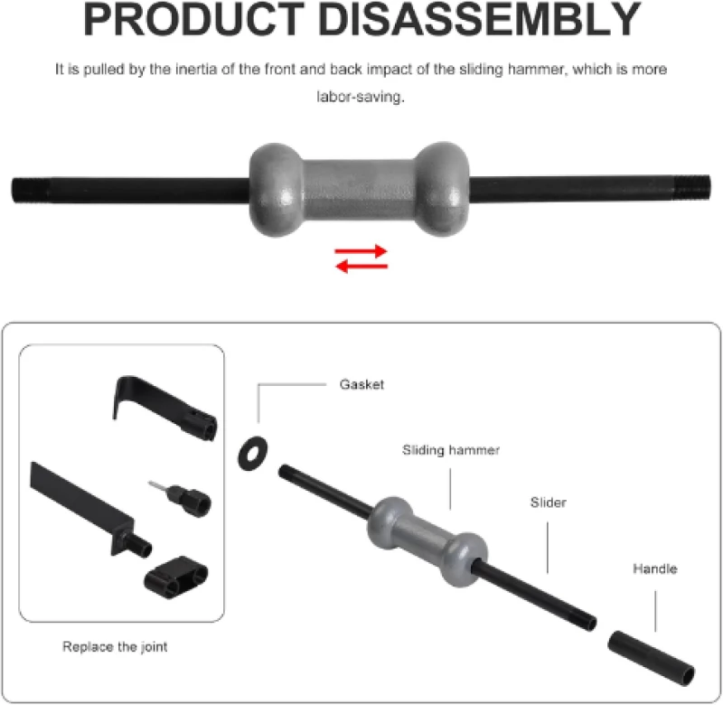Σετ Εξωλκείς 13 τεμ Comprehensive 10 lb Slide Hammer Dent Puller