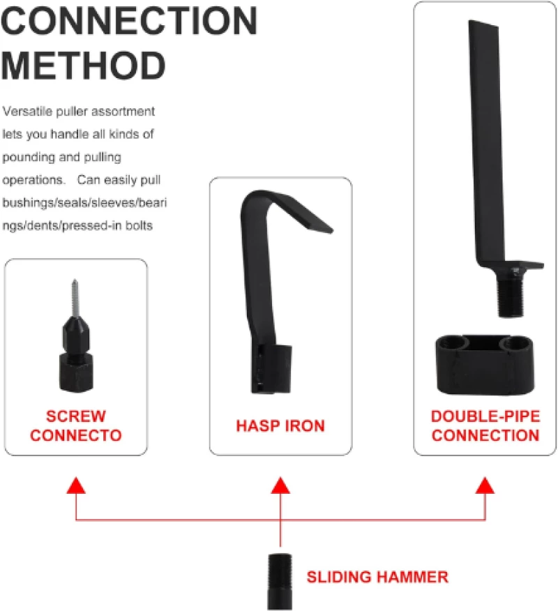 Σετ Εξωλκείς 13 τεμ Comprehensive 10 lb Slide Hammer Dent Puller
