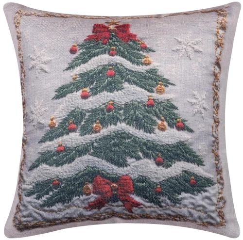 ΣΤΑΜΠΩΤΗ ΧΡΙΣΤΟΥΓΕΝΝΙΑΤΙΚΗ ΜΑΞΙΛΑΡΟΘΗΚΗ (45cm x 45cm) ks2026-10 - -