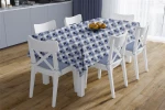 Τραπεζομάντηλο Αλέκιαστο Checkered 468 140X180 Blue 70/30 Cott/Pol - -