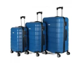 Homevero HV-2003BLU Σετ βαλίτσες ταξιδιού σκληρές 3 τμχ Μπλε