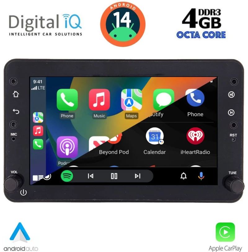 DIGITAL IQ BLG 459_CPA (7" DECK) MULTIMEDIA SYSTEM for ALFA ROMEO 159 – SPIDER – BRERA mod. 2004-2012