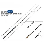 210cm Καλάμι Ψαρέματος Spinning (3-15g) – Ελαφρύ & Ακριβές 38214